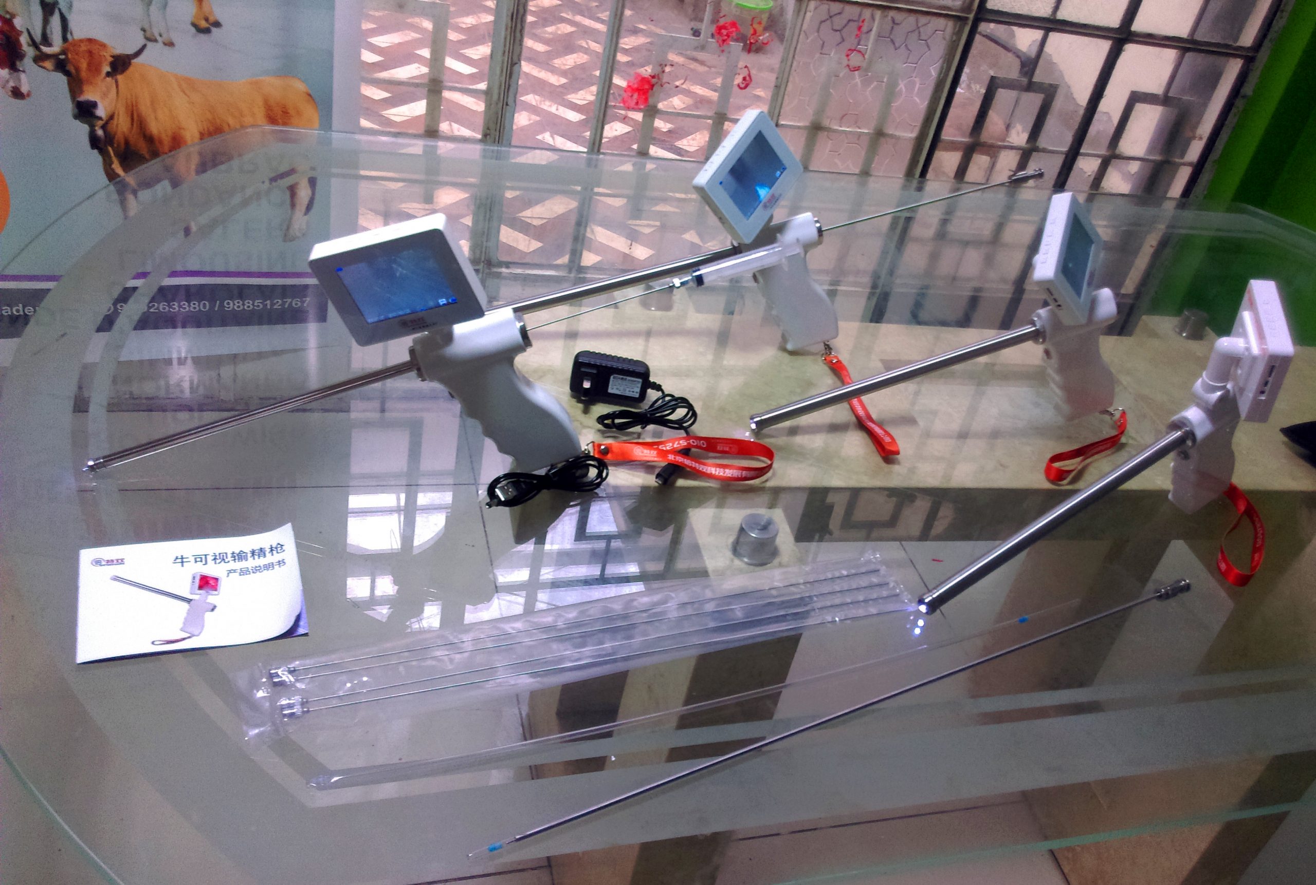 PISTOLA DE INSEMINACIÓN ARTIFICIAL CON CAMARA PARA VACAS - Imagen 5