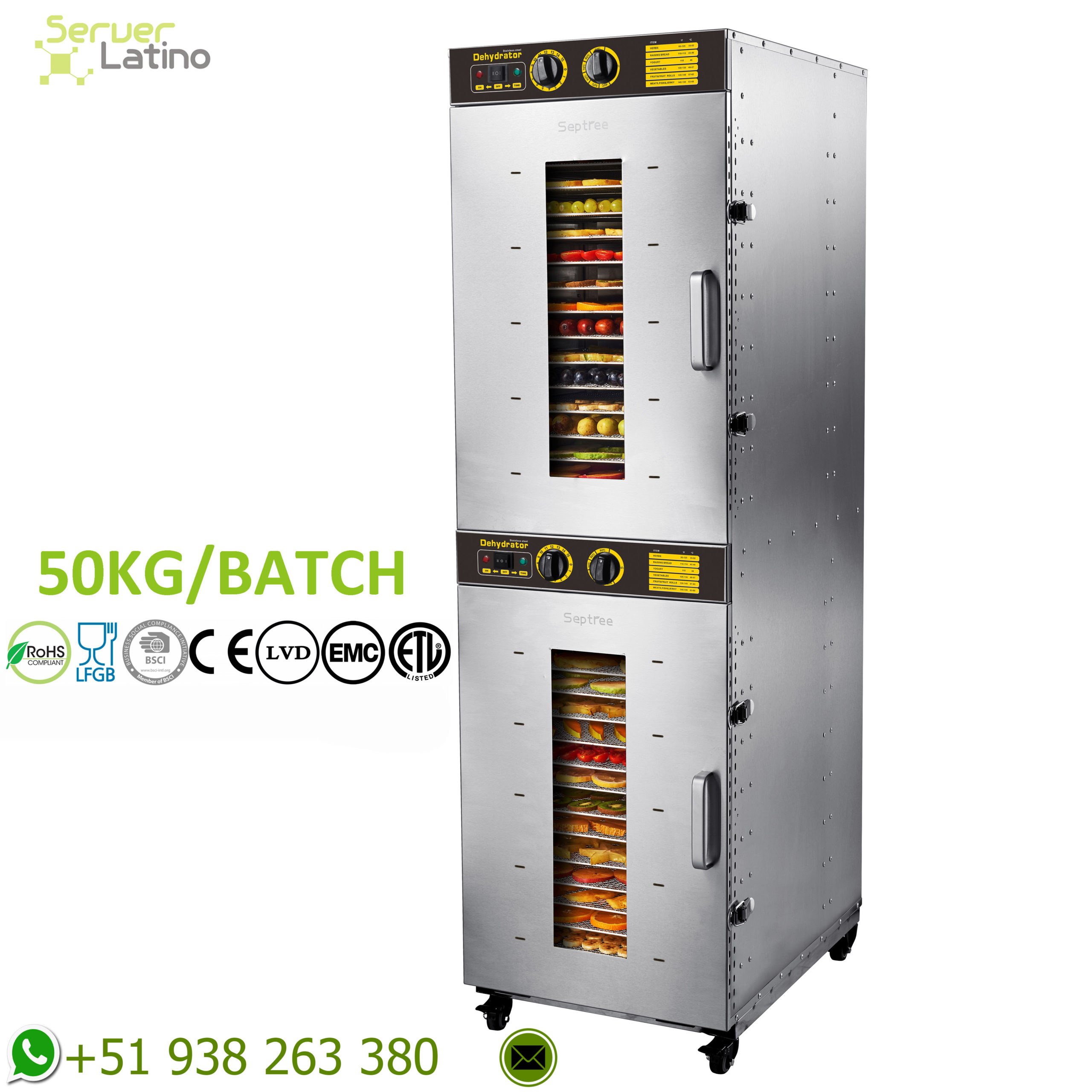 Maquina para Deshidratar Frutas , Vegetales