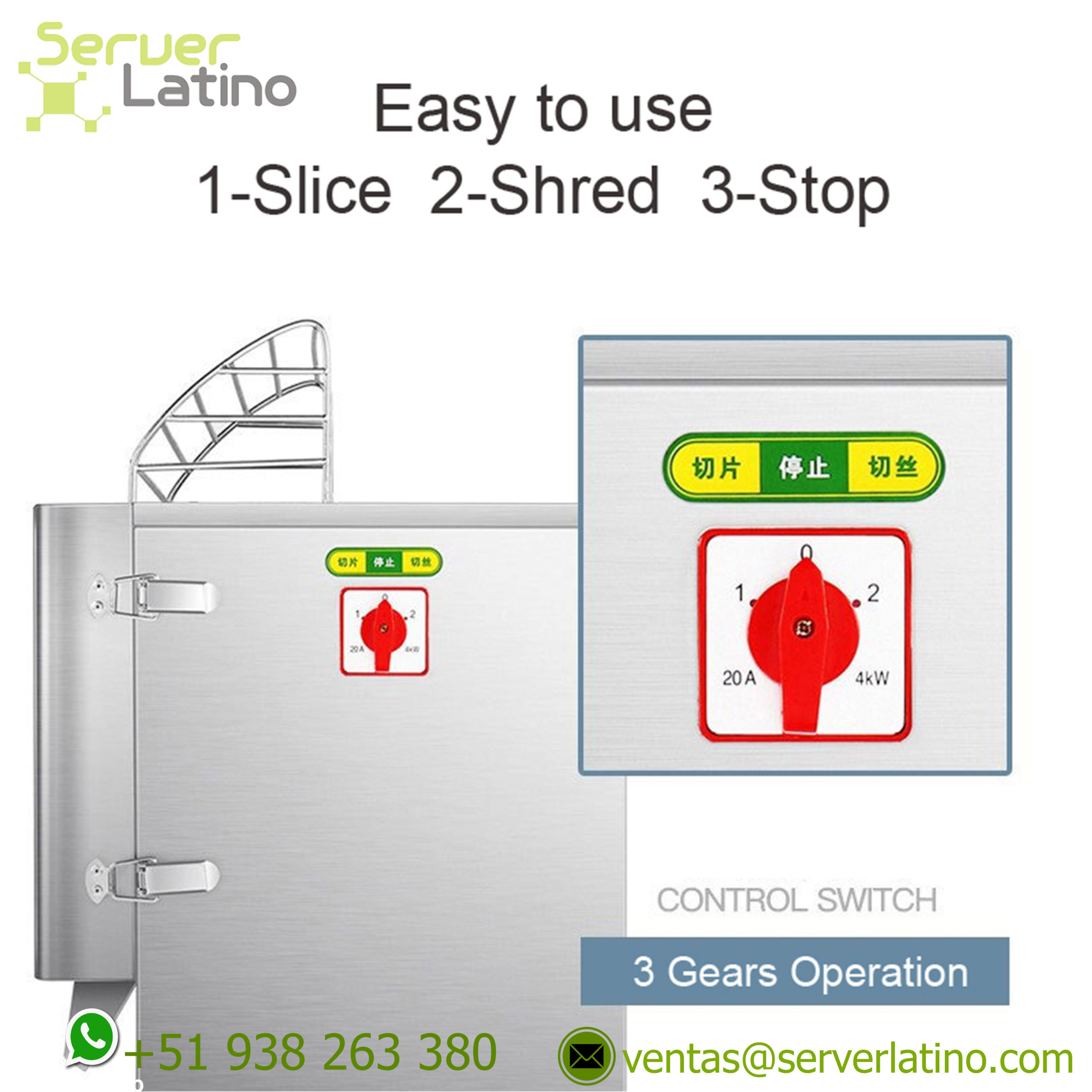 Cortadora Industrial para Frutas y Vegetales - Imagen 2