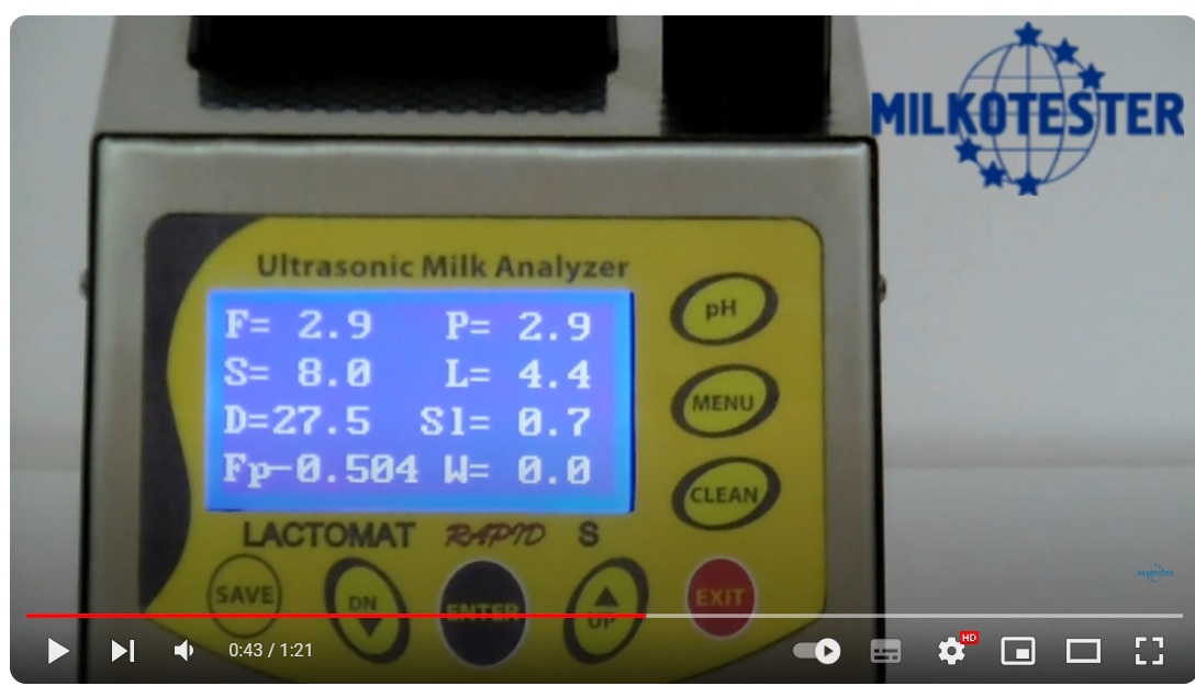 leche adulterado con agua
