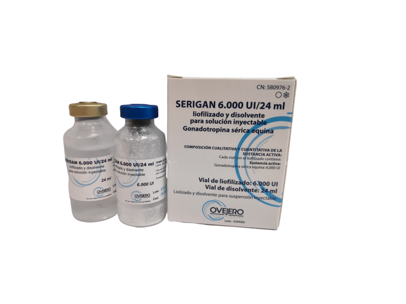 Gonadotropina Coriónica Equina (eCG, PMSG) SERIGAN 24 ml