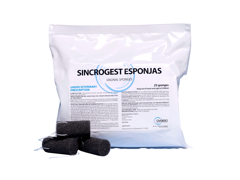 Esponjas Intravaginal Sincro-Gest