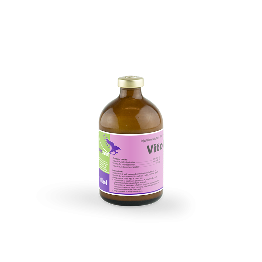 VITOL-450 vitaminas A, D3 y E