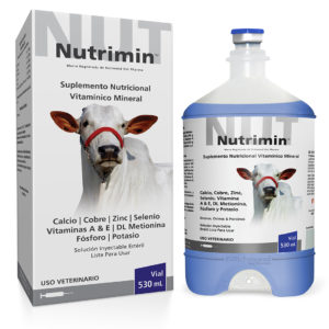NUTRIMIN es un suplemento nutricional inyectable