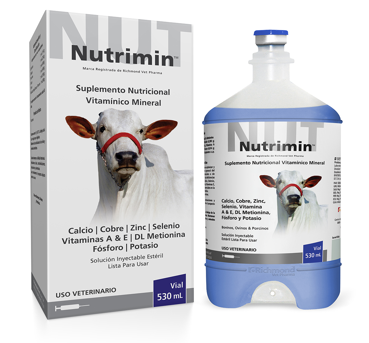 NUTRIMIN es un suplemento nutricional inyectable