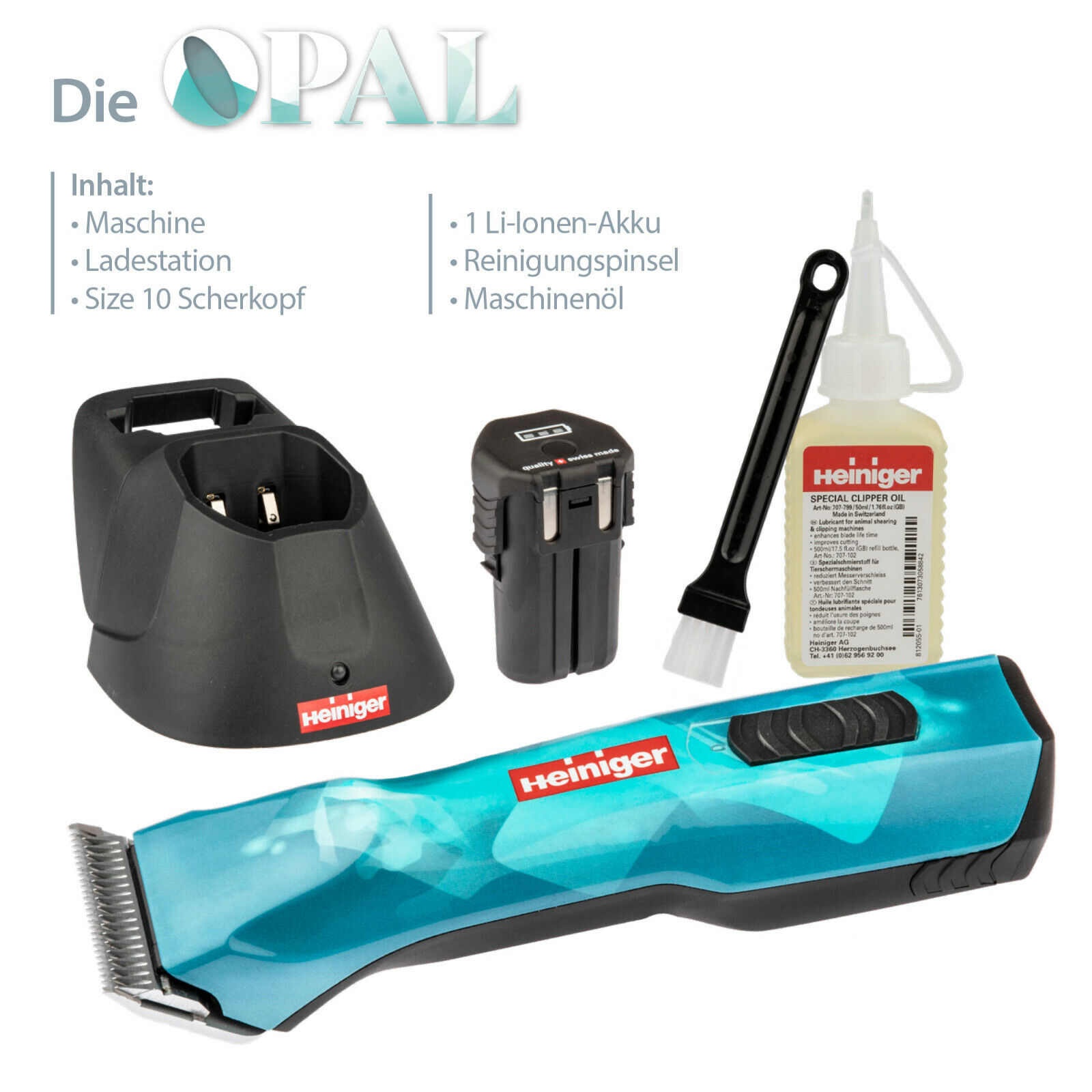 Cortadora de Pelo OPAL Heiniger Inalámbrica - Imagen 3
