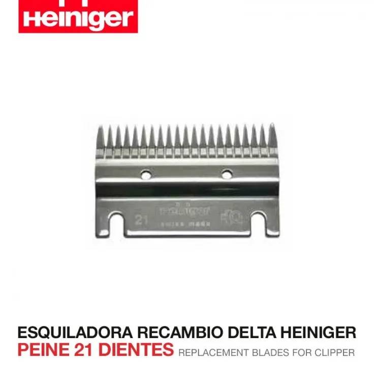 Juego de Cuchillas Heiniger (21/23 dientes) para Atuzadora - Imagen 3
