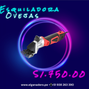 Esquiladora Eléctrica para Ovejas y Camelidos