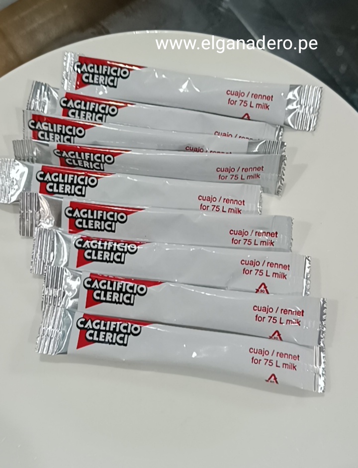 Cuajo en Sachets 75 Litros – IL CASARO - Imagen 2