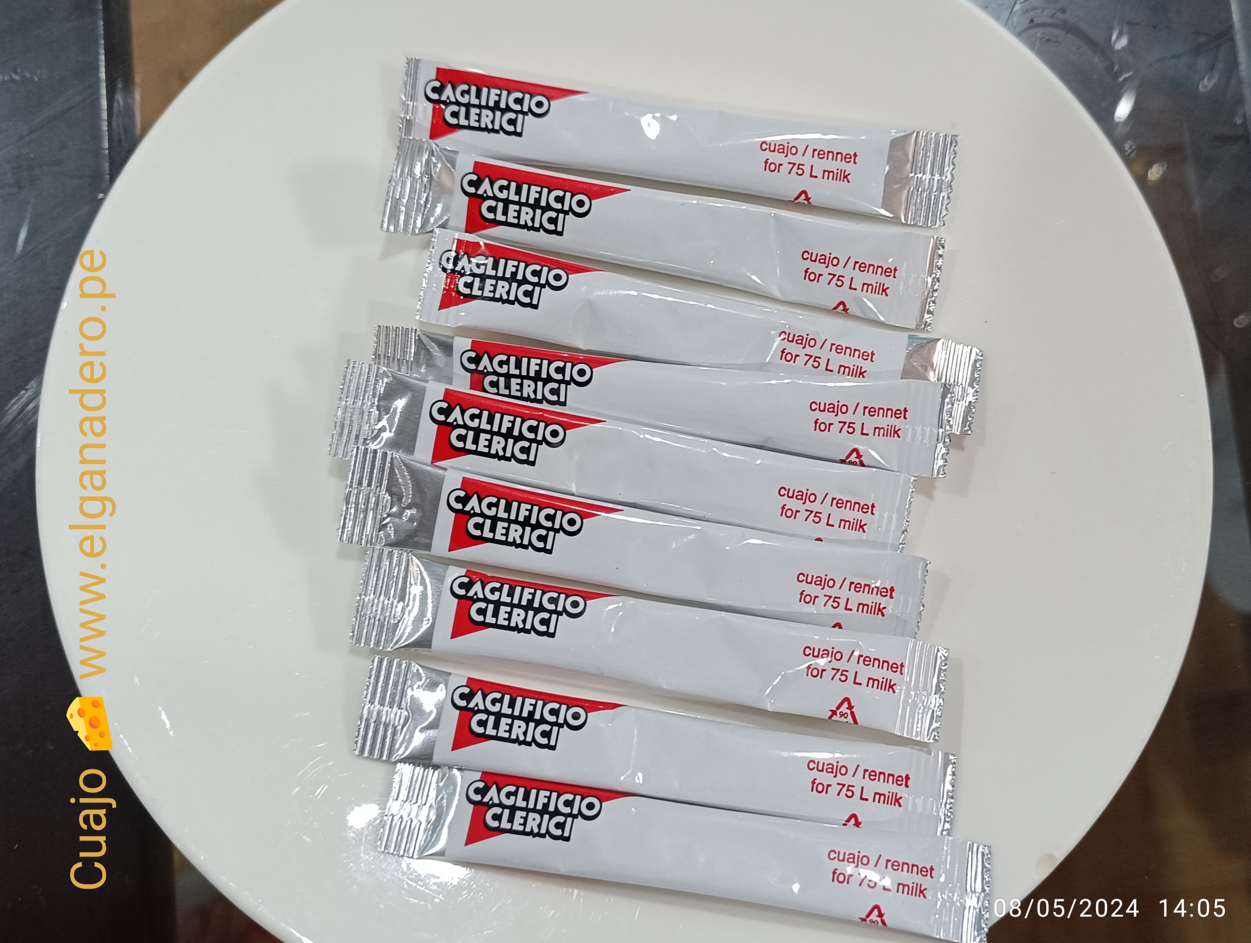 Cuajo en Sachets 75 Litros – IL CASARO - Imagen 3