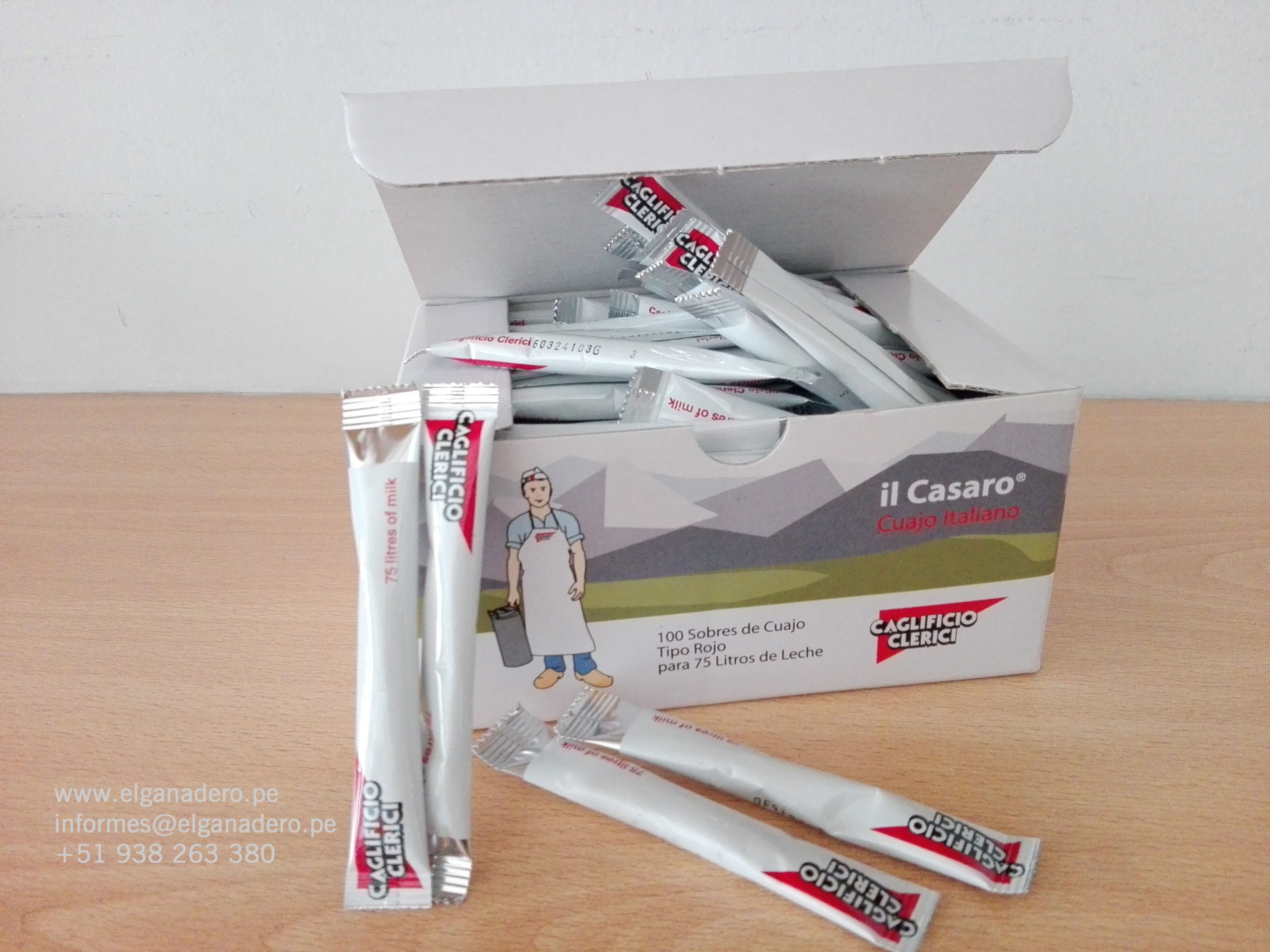 Cuajo en Sachets 75 Litros – IL CASARO