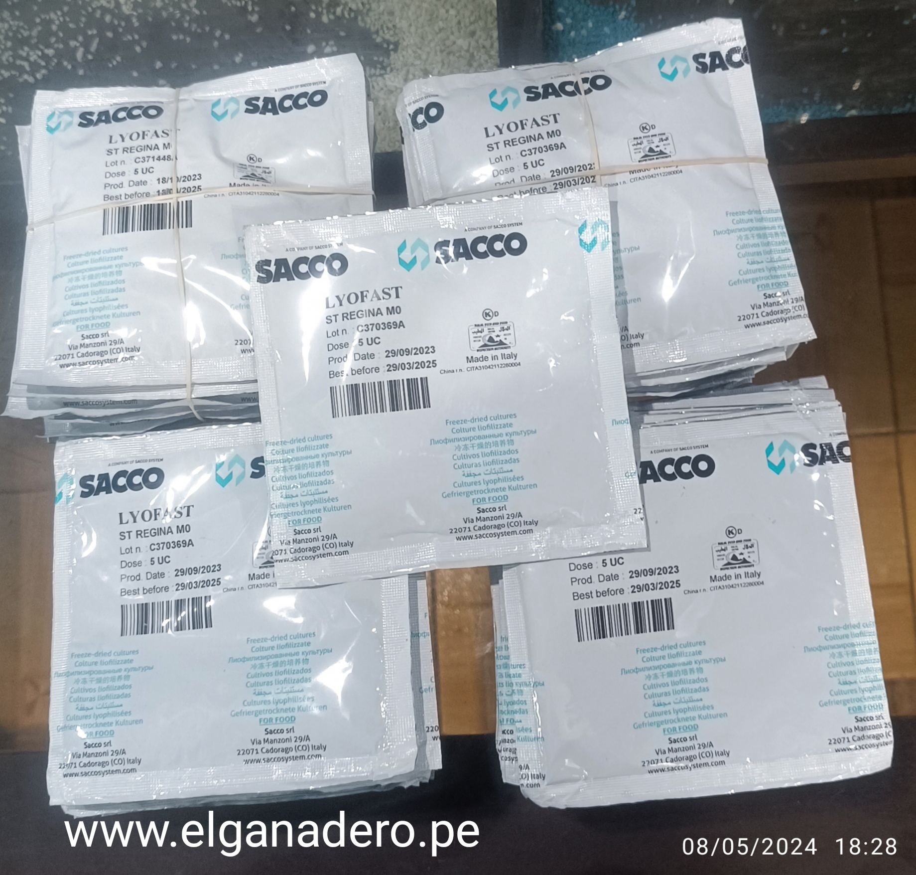 Cultivo para Queso Mozarella . LYOFAST ST REGINA MO 5UC - Imagen 3