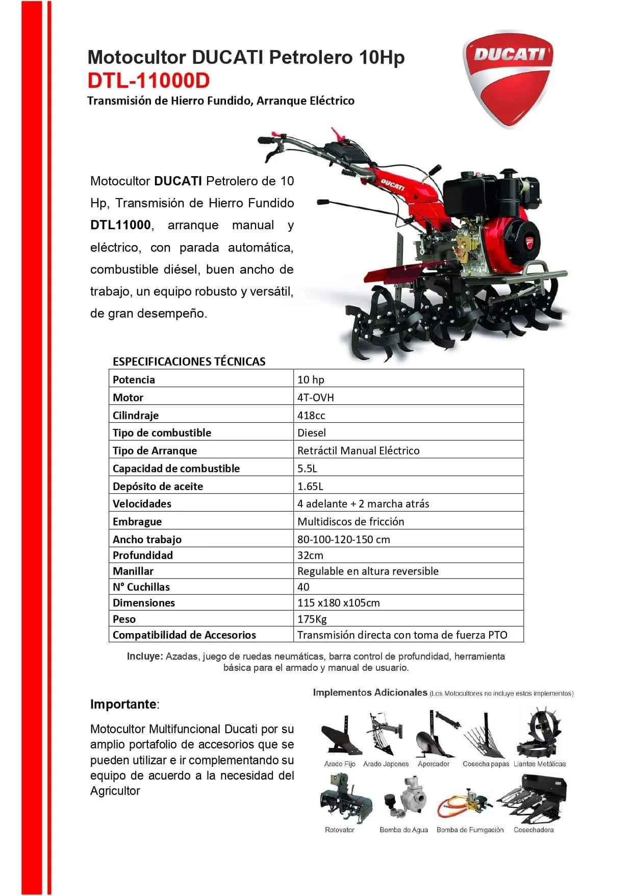Motoaza DTL 11000D - Imagen 7
