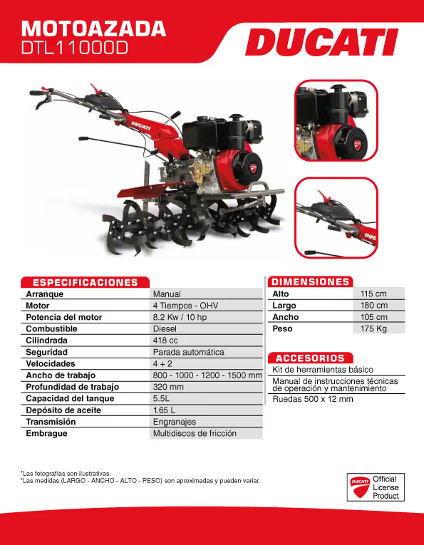 Motoaza DTL 11000D - Imagen 3