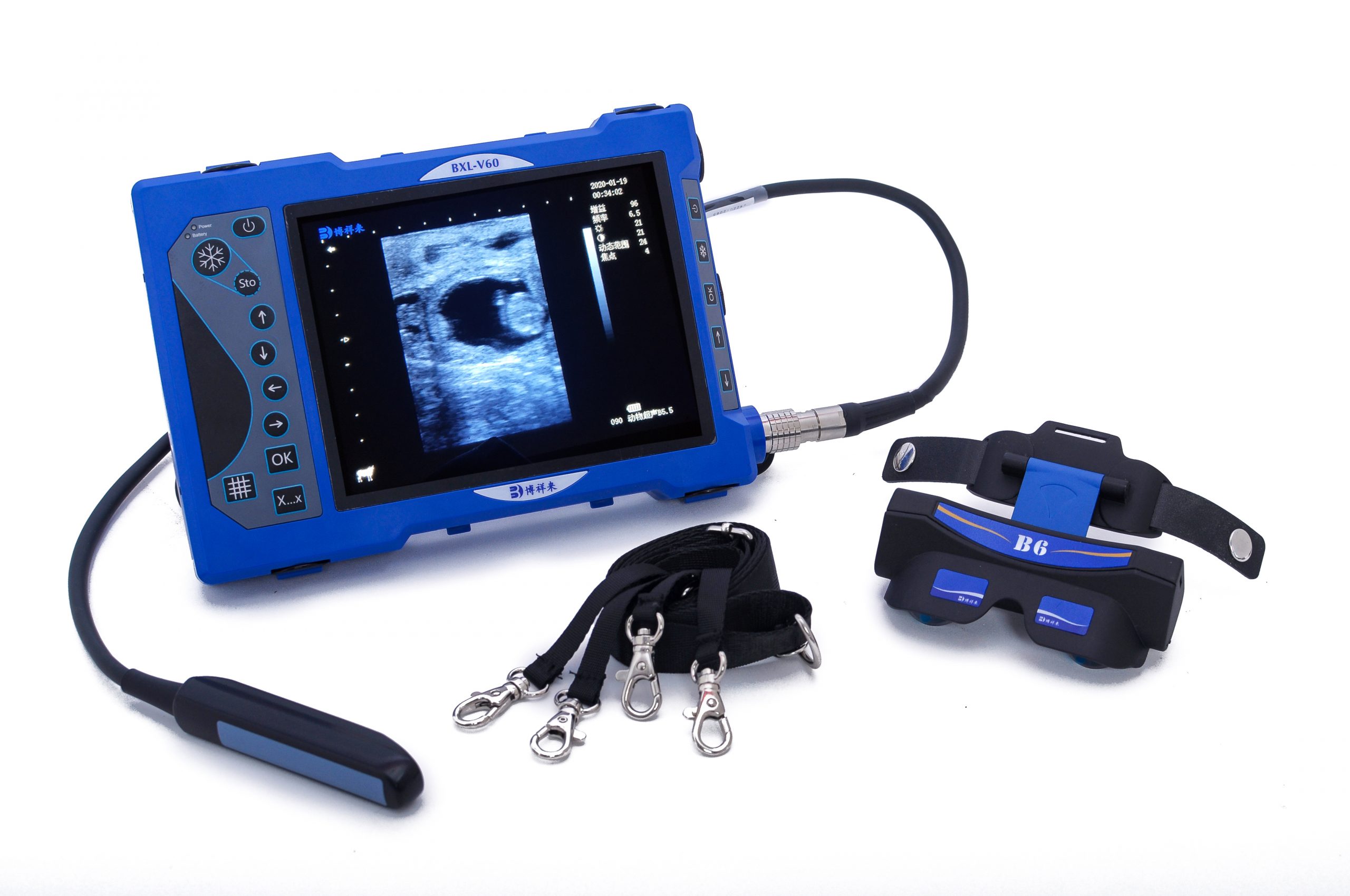 Ultrasonido Ecografo Veterinario con Gafas