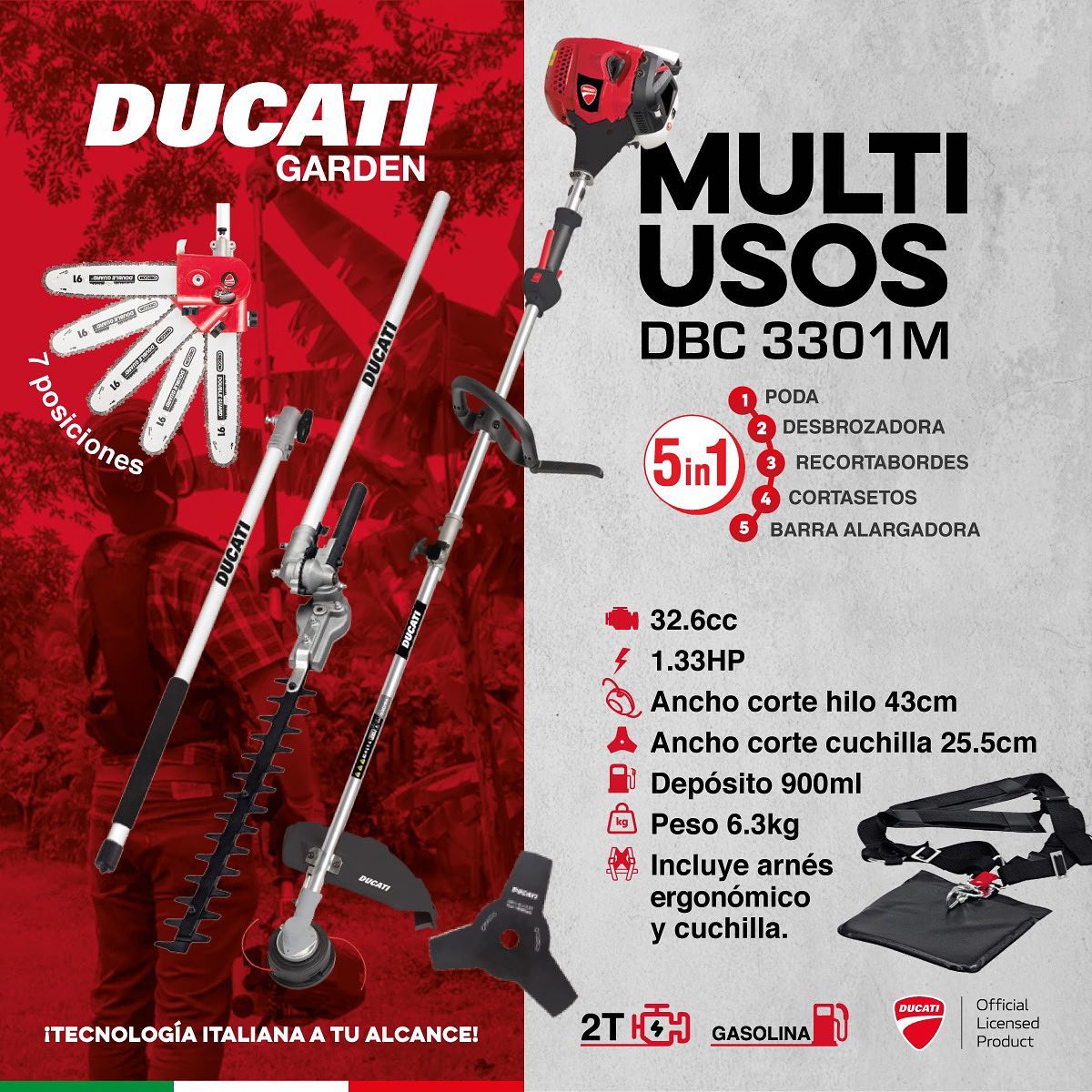 KIT MULTICUTTER DUCATI DBC3301M - Imagen 8