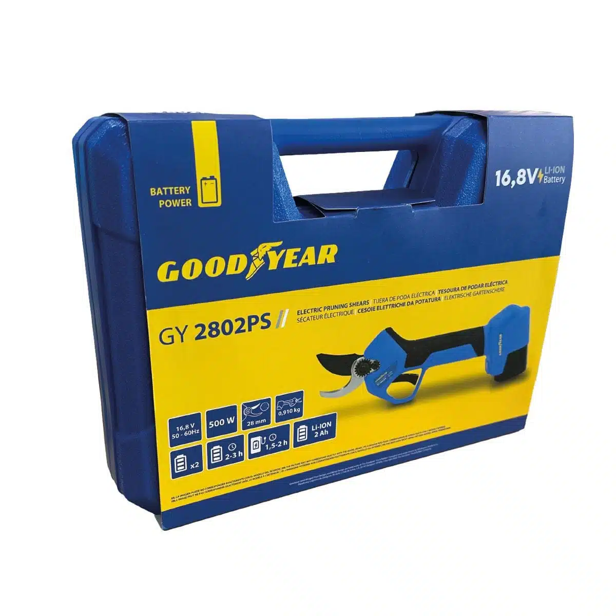 Tijera de Poda Recargable GoodYear GY2802PS - Imagen 6
