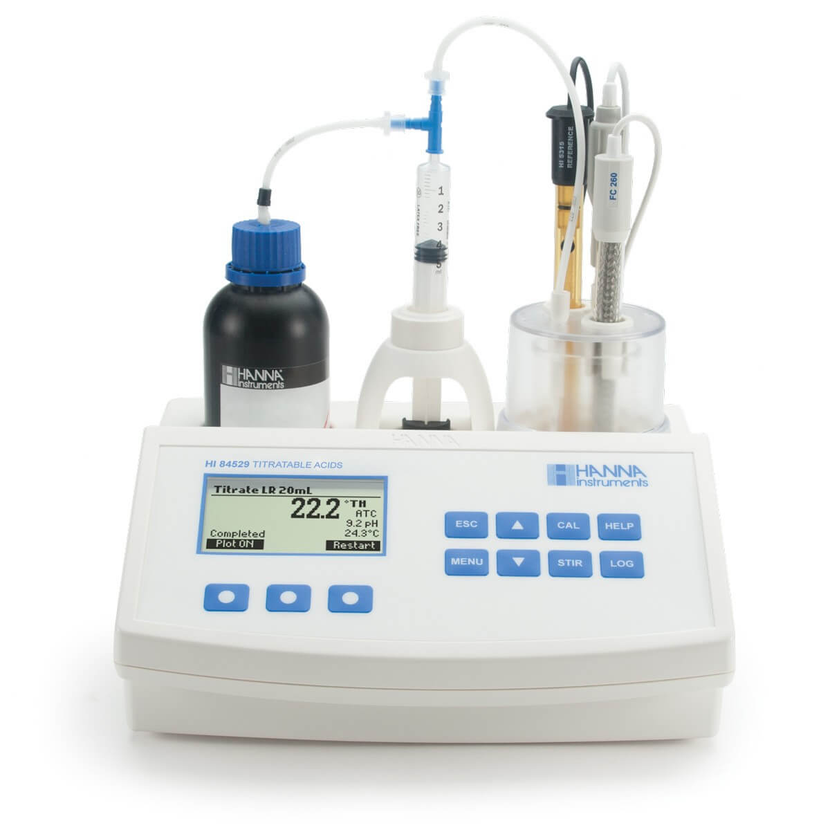 HI84530-01 Minititulador para la medición de acidez titulable en agua