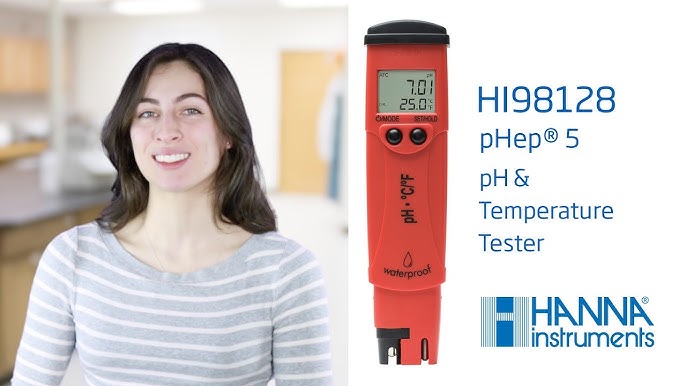MEDIDOR DE PH Y TEMPERATURA HANNA pHep®5 HI98128 - Imagen 8