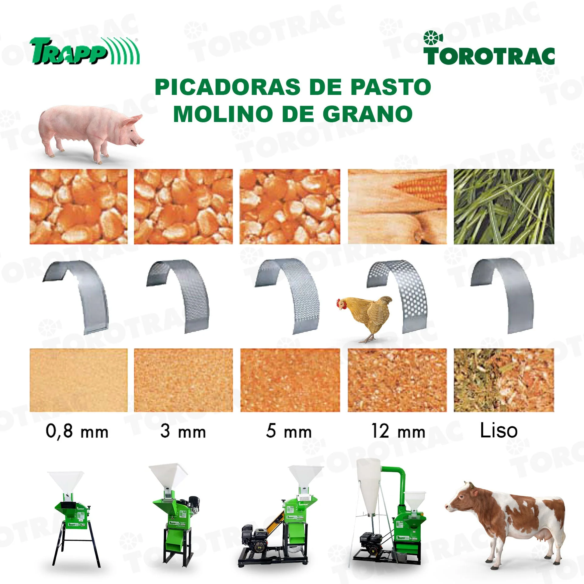 PICADORA Y MOLINO DE FORRAJE TRF 800 TRAPP - Imagen 5