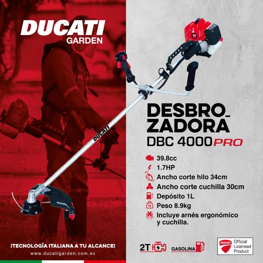 Motoguadaña Desbrozadora Ducati DBC4000 Profesional - Imagen 4