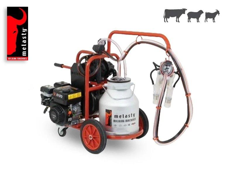 Máquina de Ordeño Portátil Melasty TY 2-2 AK-GE | Doble | 2 x 30 L | Motor Gasolina 6.5 HP - Imagen 5
